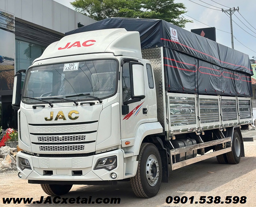 Xe tải jac Dawos - tải 8.5 tấn thùng dài 8m có mở vỉ Xe tải jac Dawos - tải 8.5 tấn thùng dài 8m có mở vỉ