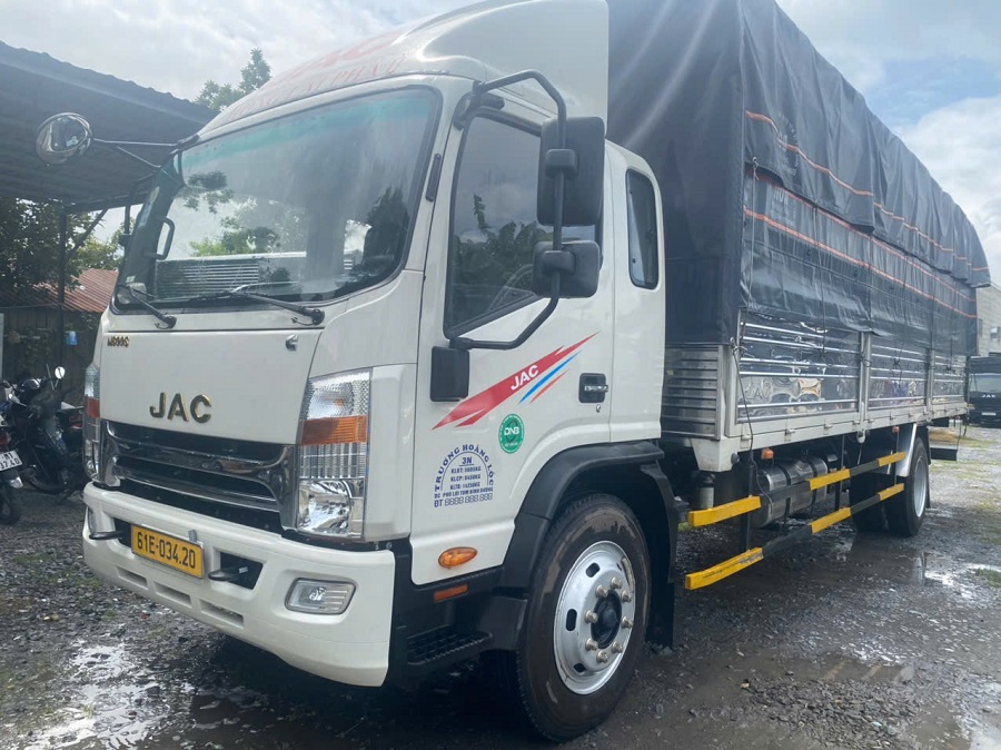 xe tải củ lướt - JAC 8t45 tấn N800s thùng mui bạt